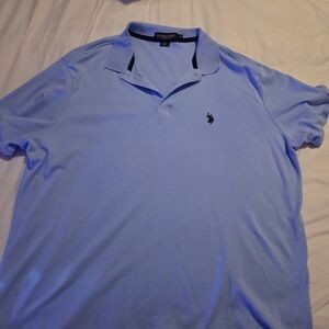 Polo by Ralph Lauren Light Blue Men's Polo Shirt.
